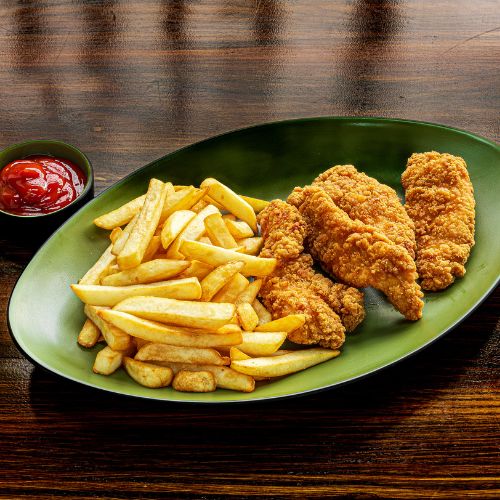 CHICKEN TENDERS WITH FRIES